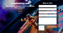 Desktop Screenshot of casinobookings.com